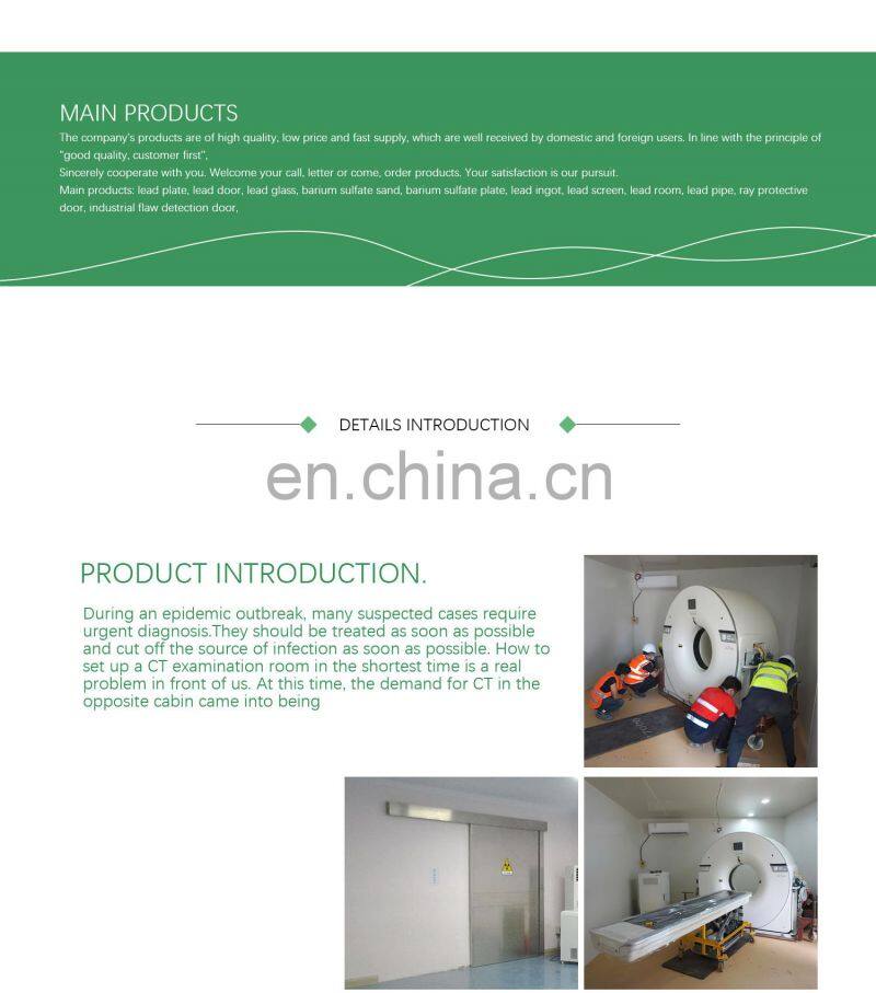 Prefab CT Room Cabin Prefabricated Modular Intelligent Medical Isolation Cabin mobile house for hospital