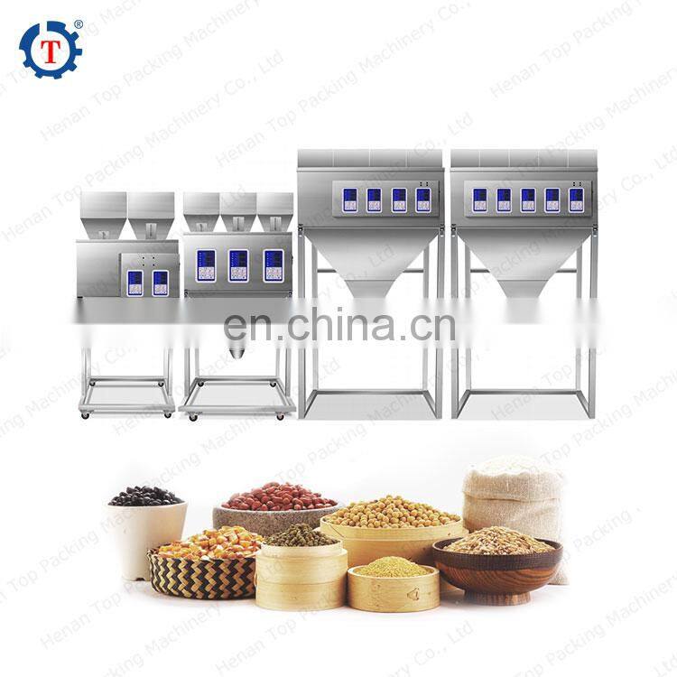 Automatic multi-head Cashews pistachios whole grains quantitive dispensing machine