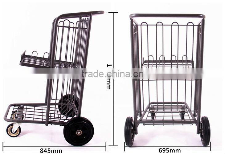 4 wheels baggage trolley for sale