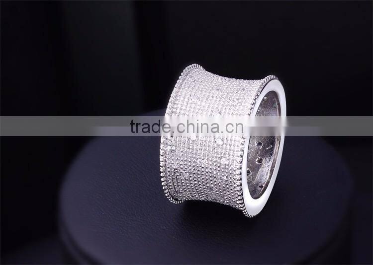 New Designer Ring Pave Setting Cubic Zirconia Statement Grand Party Best Ring