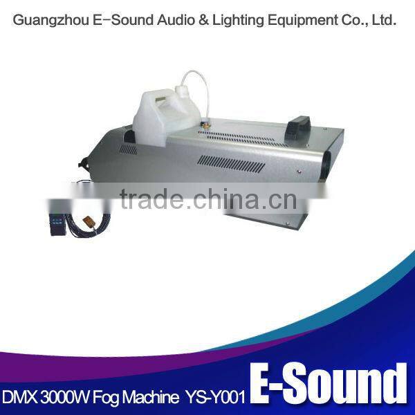 3000W fog machine DMX 512 time and rational control