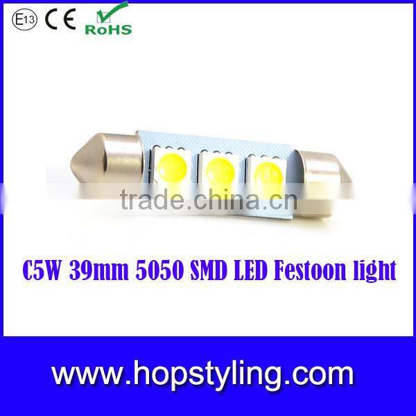 Error free Wholesales Price C5W 39mm 5050 SMD LED Festoon light,car led interior lighting ,Car Reading lamp