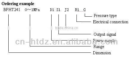 4 20mA flush diaphragm pressure transmitter