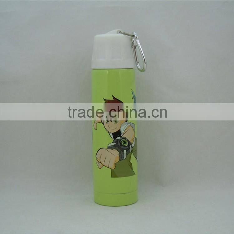 2016 Newly Multicolor Fashional Irregular Double Wall Stainless Steel With Carabiner Vacuum Flask