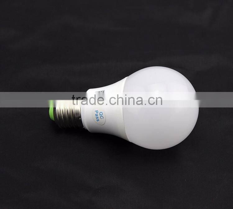 Led bulb light Aluminum+Plastic 5-9W B60 E27 led bulb shenzhen Led Bulb