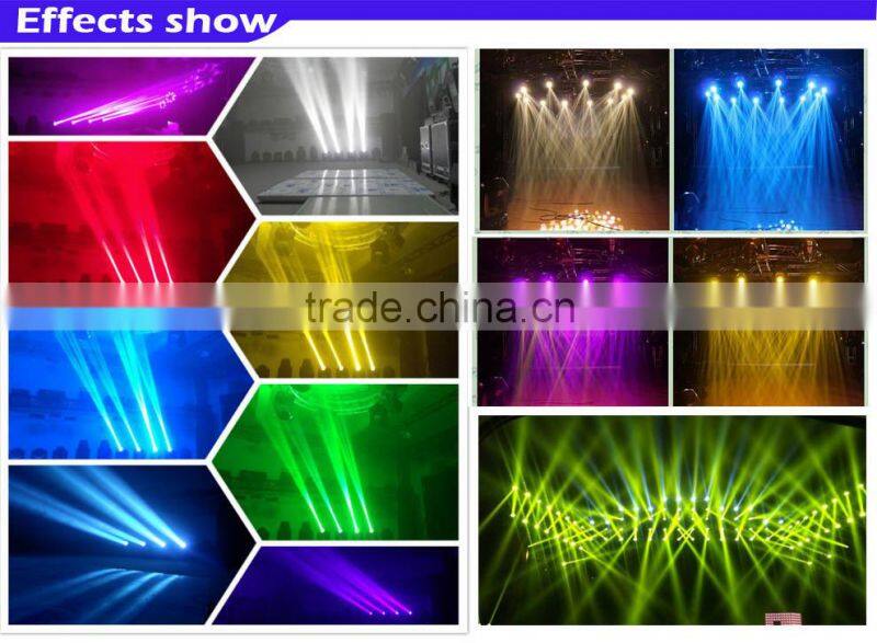 7R 230W beam light 17 gobos+white 14 colors+white 8 facet prism DMX/Auto Pan:Unlimited Tilt:270 degree