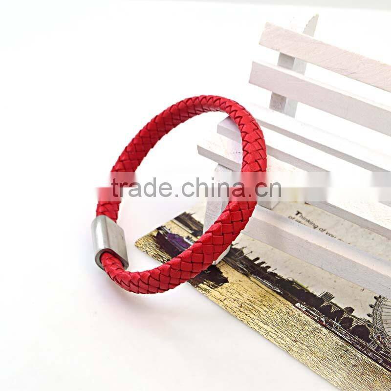 Unisex Leather Bracelets Bangles Men Women Vintage Bracelet Of Leather