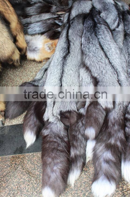 Wholepiece Real FOX fur skin stole of natural fur Natural Color animal Fur