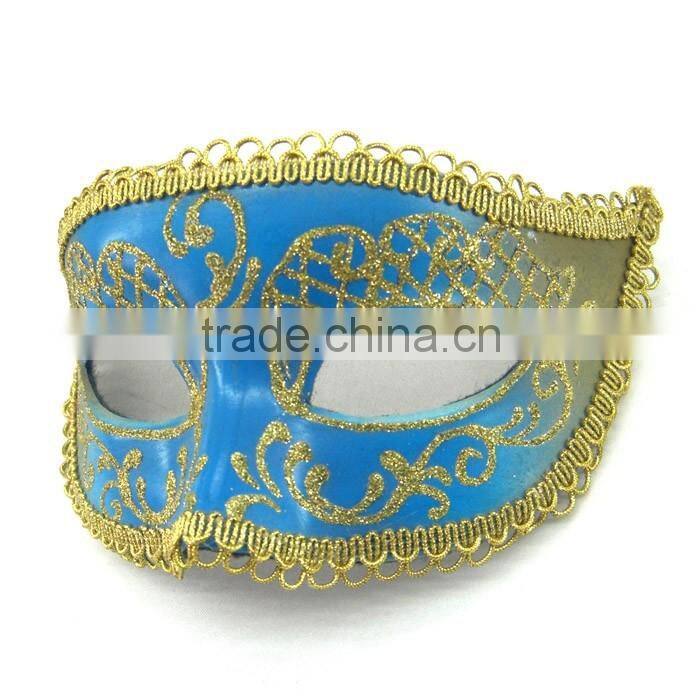 Custume Carnival Accessories HT-HF029 Plastic Half Face Party Eye Mask and Weighted Eye Mask