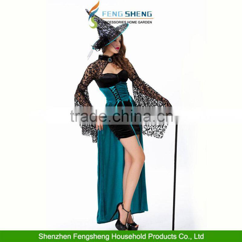 2015 New Long Style Witch Vampire Halloween Party cosplay costume