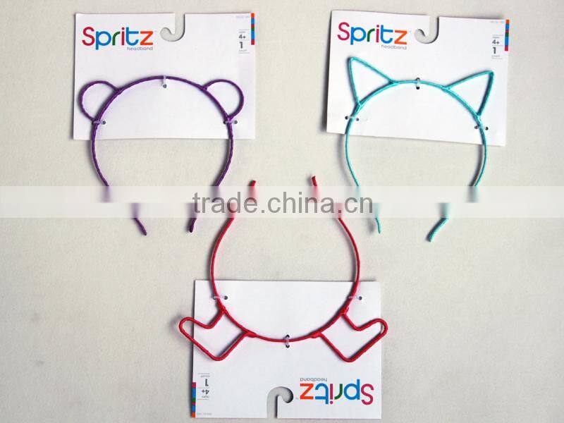 Girl and children Plastic headband,steel hair band,cute head band for parties