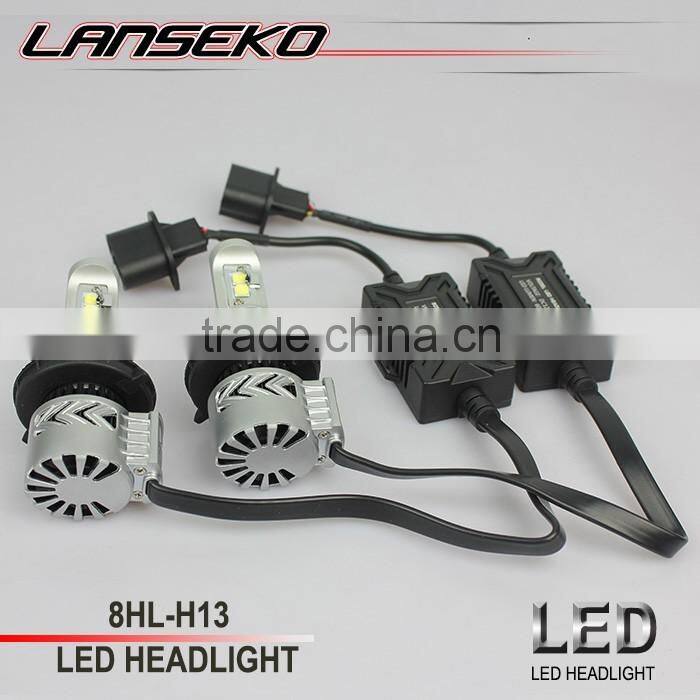 Hot!!! high lumen 6000lm Car LED headlight 12v 36w 6500k LED headlight conversion kit H13
