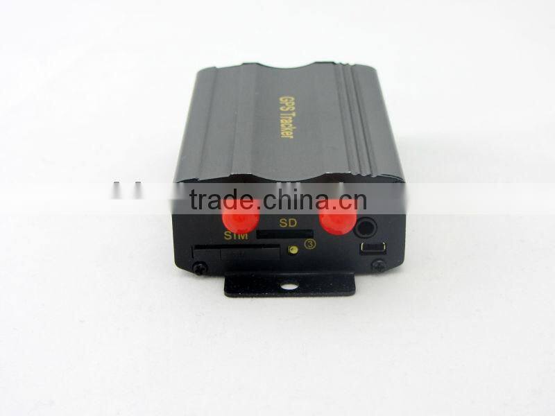 TK103A+ GPS vehicle tracker support SD card dual sim card central rock GPS vehicle tracker