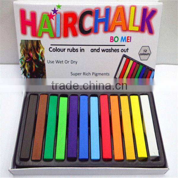 wholesale 2013 most populary colorful hair chalk made in china