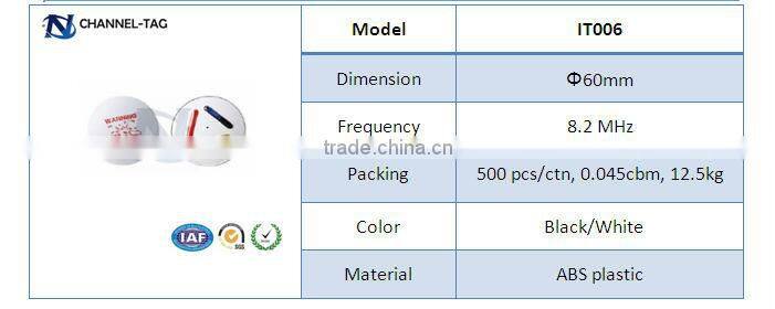 Hot sale alarming ink tag eas golf ink tag