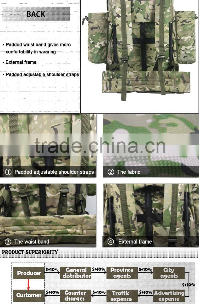 Durable combat Moutaineering backpack