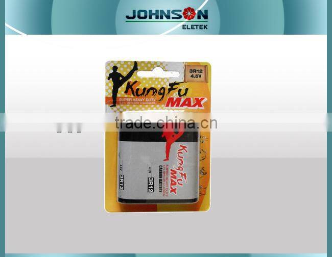 3R12 zinc carbon 4.5V brand battery