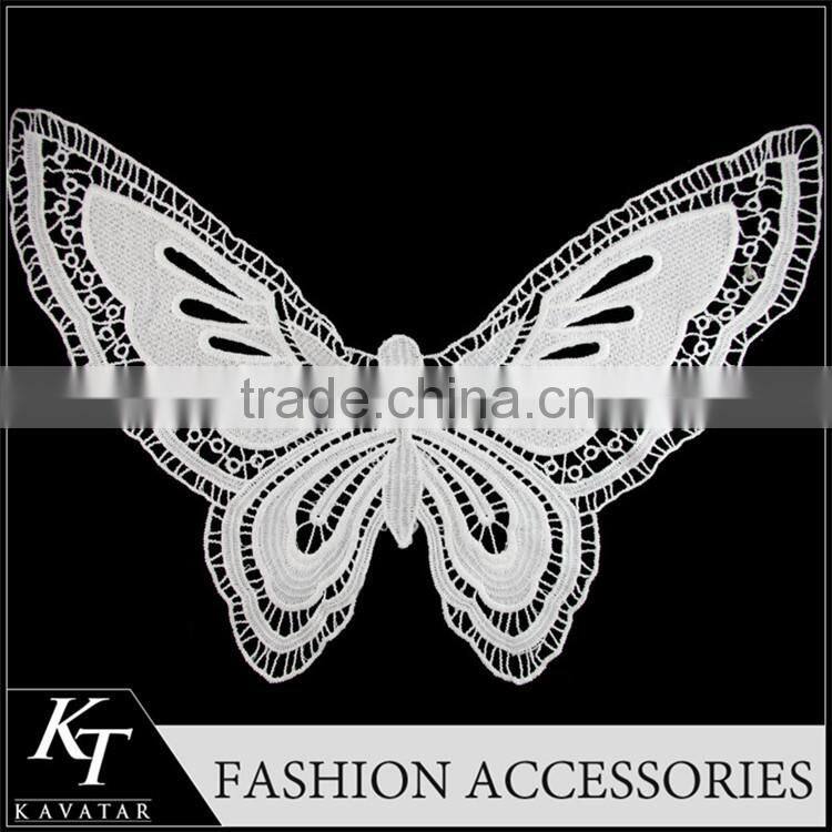 New arrival fascinating applique embroidery flower patches for wedding dresses