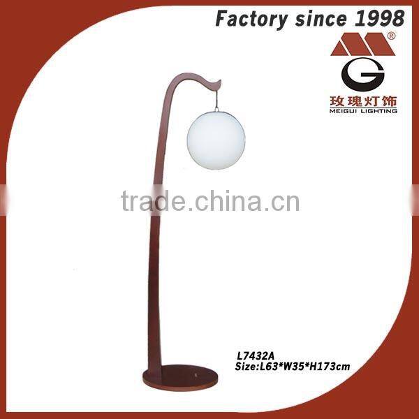 glass ball lamp hotel floor