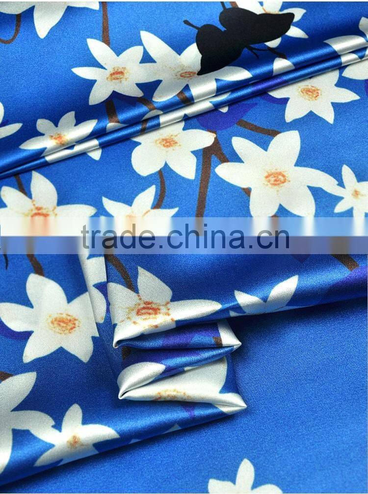 100% charmeuse silk fabric