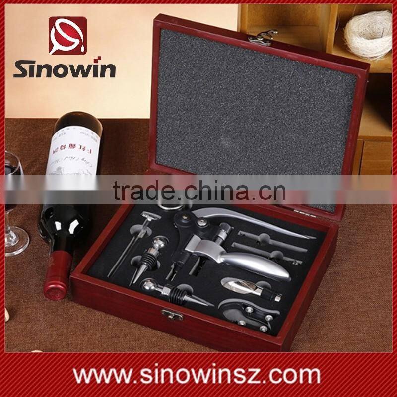 2016 Luxury Wine Opener Set with 9 Pieces Accessories for Wine Lovers