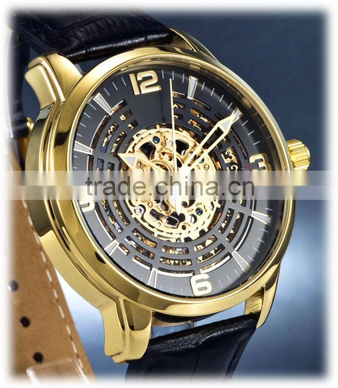 Full Automatic Mechanical Genuine Leather Imported Movement Luxury Men watch