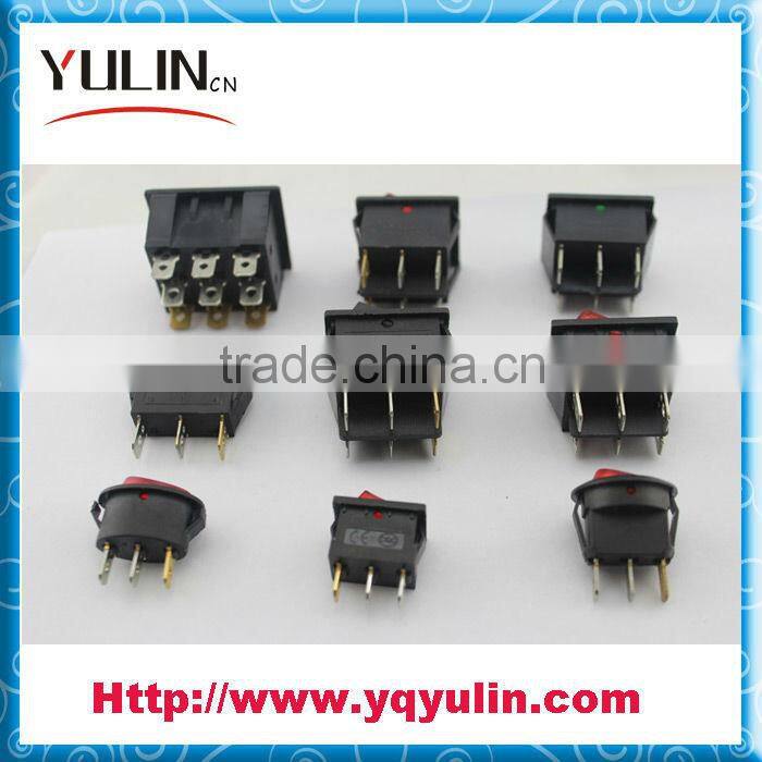 Power Khan PA66 KCD1 KCD8 KCD4 ON OFF 6A 250V Mini Rocker Switch