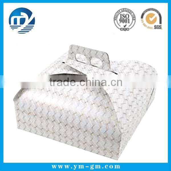 Disposable paper cardboard cake boxes for food packing