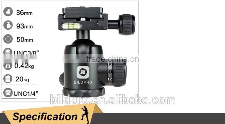 BILDPRO AK-285 Best Products Aluminum Camera Tripod Professional Video Stand Heavy Load Capacity