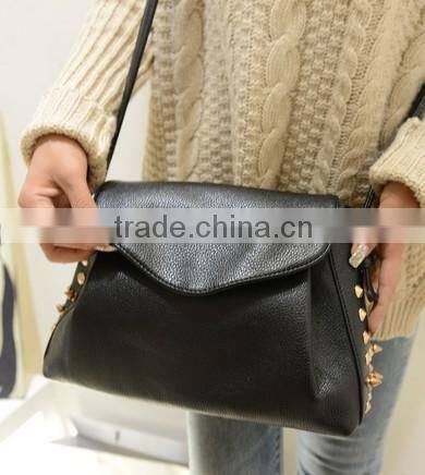 new design bag lady cute rivets accessory cross body bag