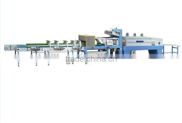 Automatic High speed PE film shrink wrapping machine