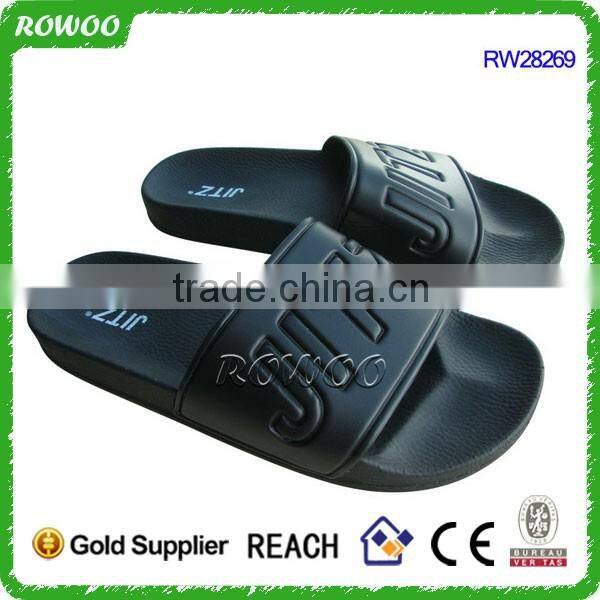 Shoes Men Black Comfort Wear High Quality Custom Sandal Slide Embossed Logo,Men Sandals,Sandals