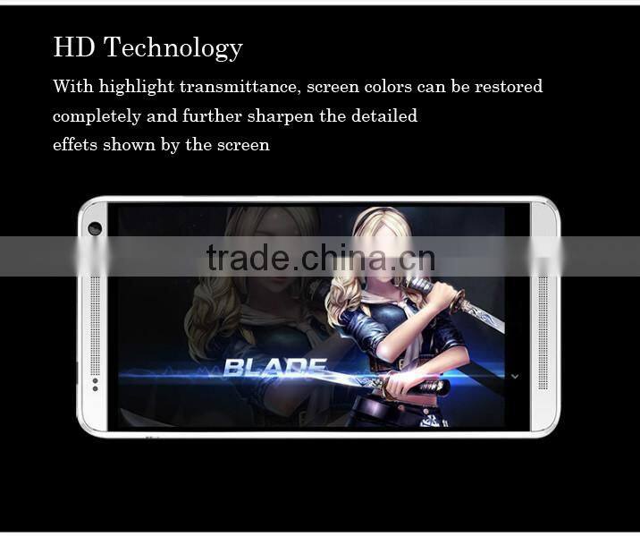 98% Transparency Ultra Clear Screen Protector for HTC One M8 with Easy Application