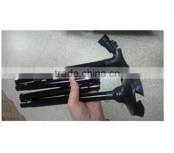 eight adjustable walking stick for elders hand collapsible walking stick for disabled with LED light