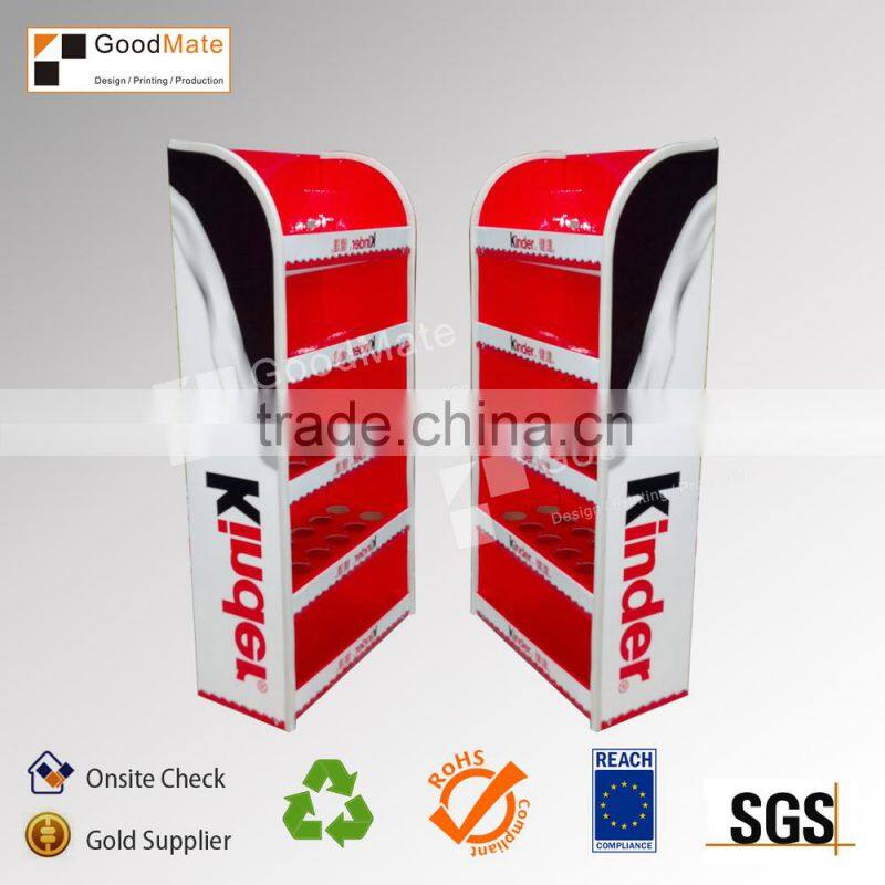 Cardboard advertising material display rack for led bulbs products