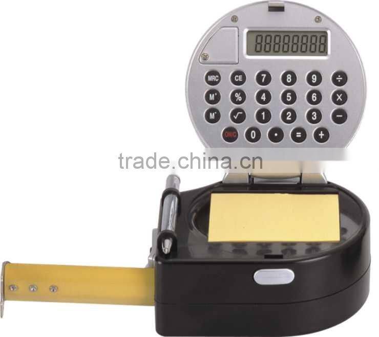 roll-out card holder & pen & calcultor