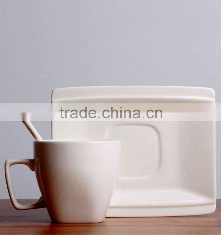 white bone China porcelain cup for coffee shop
