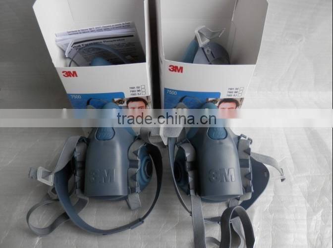 3M 7502 half face mask 3M chemical gas mask 3M Silicon mask gas mask