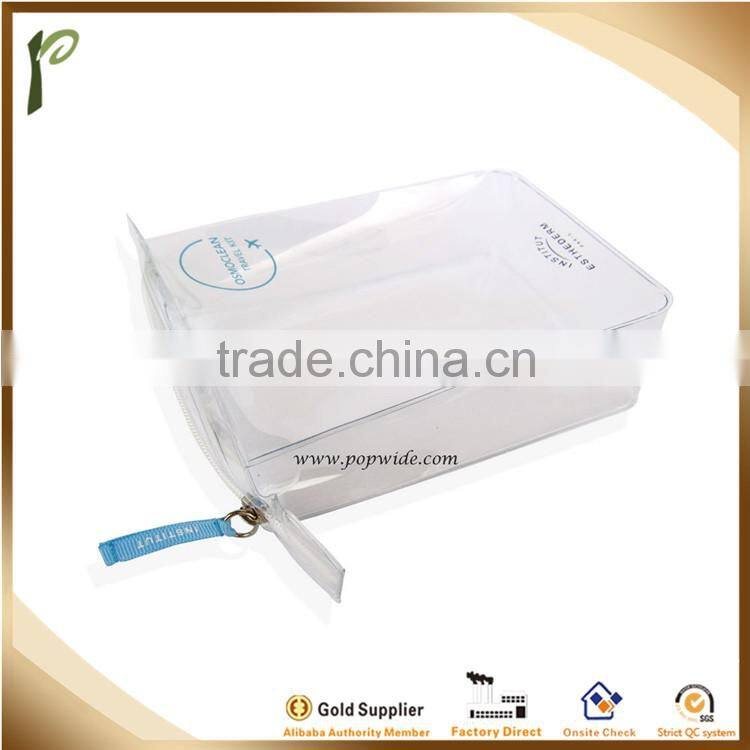 Popwide 2015 Hot Sale Colors PVC clear cosmetic ATBC bag