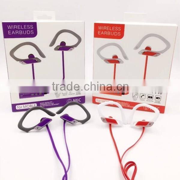 Cheapest sport wireless bluetooth headset with Version 3.0