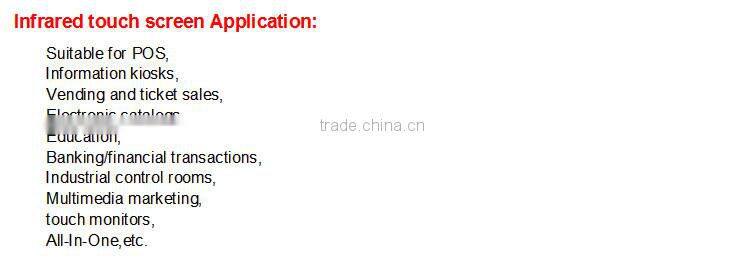 103'' ultra thin multi-touch ir touch screen frame