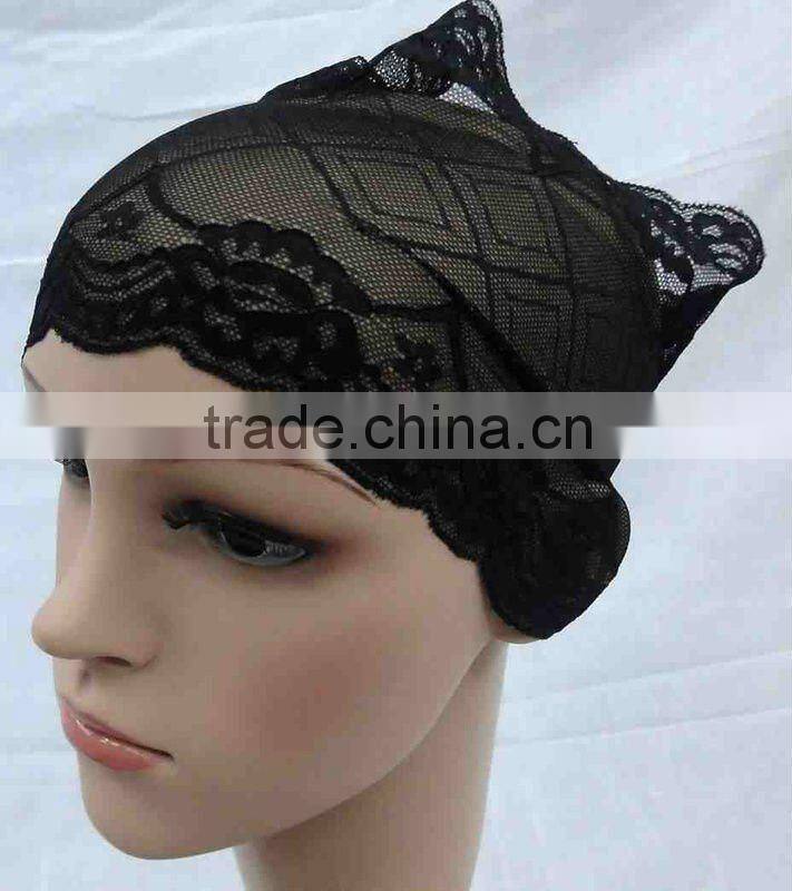 C016 new muslim lace underscarf