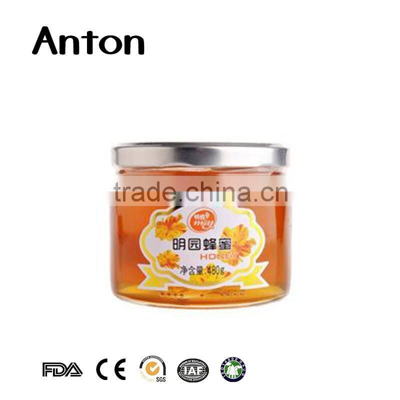 Tinplate metal screw caps with hole for mason jar