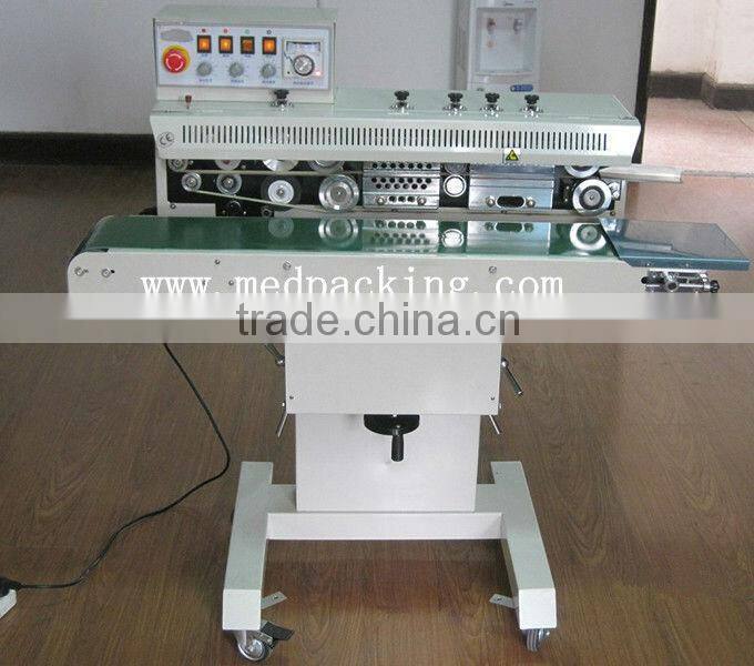 RL-1120W floor-ink coding continuous sealer sealing machine automatic sealing machine j