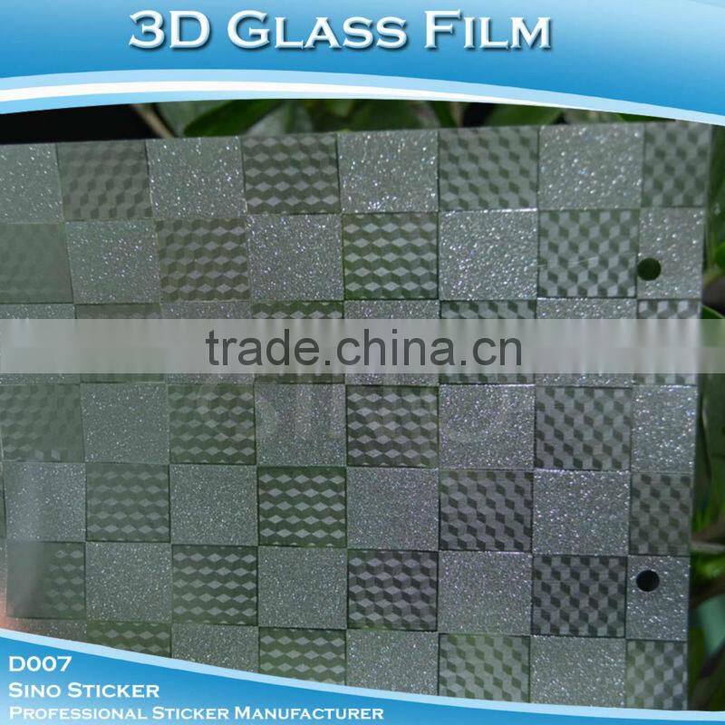 Newest 3D Self Adhesive Forested PVC Window Film