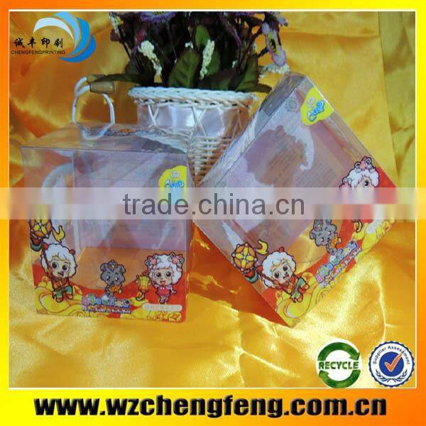 Plastic PVC folding Box with hanger and printing
