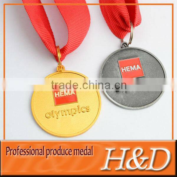 metal ribbon sport custom medal maker