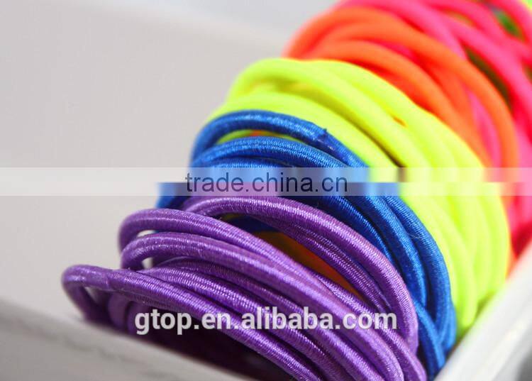 Wholesale rubber elastic hair circle cheap good quality R-0027