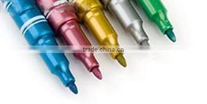 Colored Ink Color and Permanent Ink Type metallic marker pen