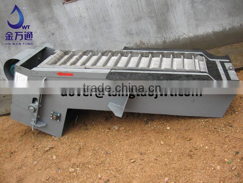 Automatic waste water rake bar screens for solid-liquid separation